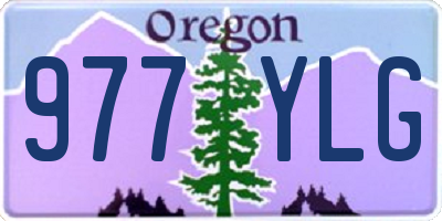 OR license plate 977YLG