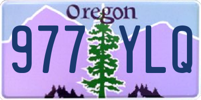 OR license plate 977YLQ