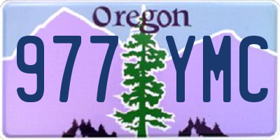 OR license plate 977YMC