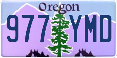 OR license plate 977YMD