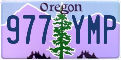 OR license plate 977YMP