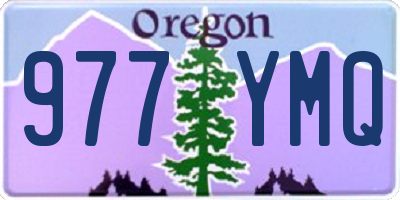 OR license plate 977YMQ