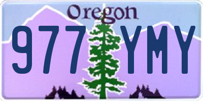 OR license plate 977YMY