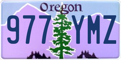 OR license plate 977YMZ