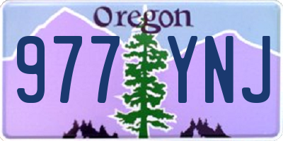 OR license plate 977YNJ