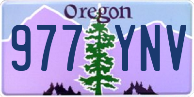 OR license plate 977YNV