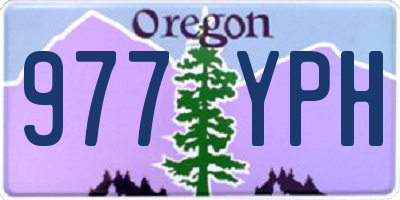 OR license plate 977YPH