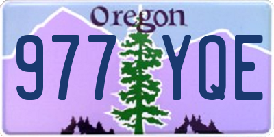 OR license plate 977YQE