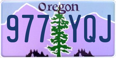 OR license plate 977YQJ