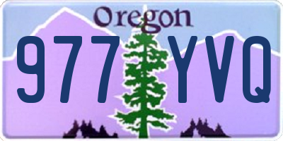 OR license plate 977YVQ