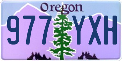 OR license plate 977YXH