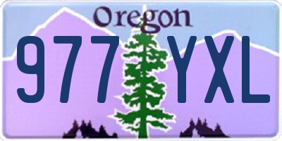 OR license plate 977YXL