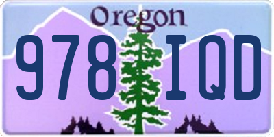 OR license plate 978IQD