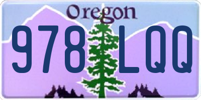 OR license plate 978LQQ