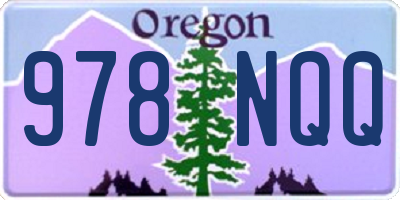 OR license plate 978NQQ