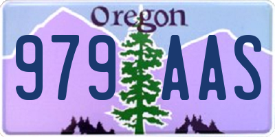 OR license plate 979AAS