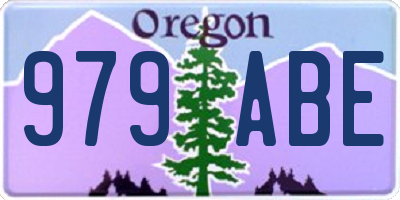 OR license plate 979ABE
