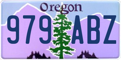 OR license plate 979ABZ
