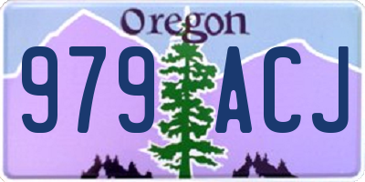 OR license plate 979ACJ