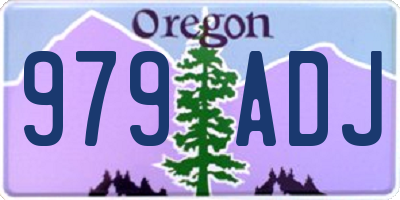 OR license plate 979ADJ