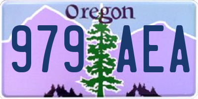 OR license plate 979AEA
