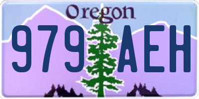 OR license plate 979AEH
