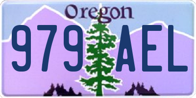 OR license plate 979AEL