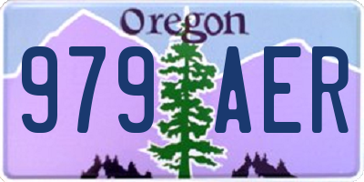 OR license plate 979AER