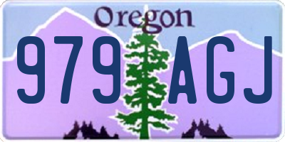 OR license plate 979AGJ