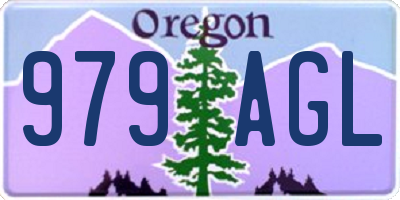OR license plate 979AGL