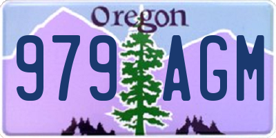 OR license plate 979AGM