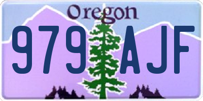 OR license plate 979AJF