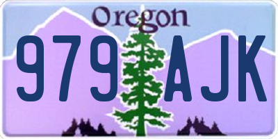 OR license plate 979AJK