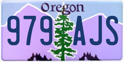 OR license plate 979AJS