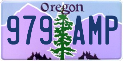 OR license plate 979AMP