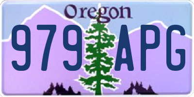OR license plate 979APG