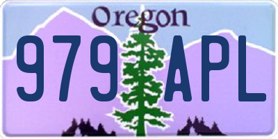 OR license plate 979APL