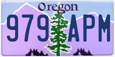 OR license plate 979APM