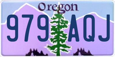 OR license plate 979AQJ