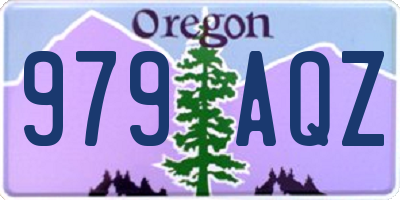 OR license plate 979AQZ