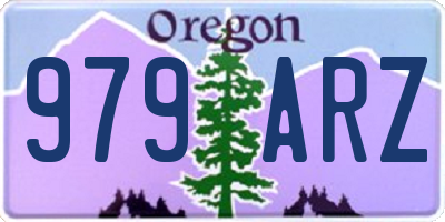 OR license plate 979ARZ
