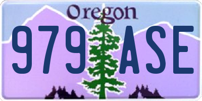 OR license plate 979ASE
