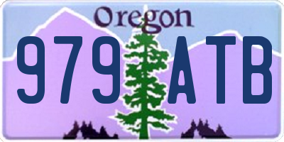 OR license plate 979ATB