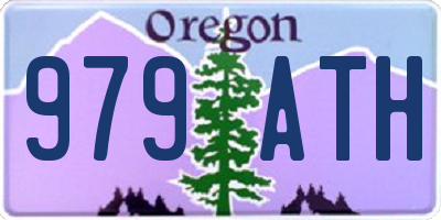 OR license plate 979ATH
