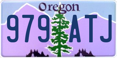 OR license plate 979ATJ