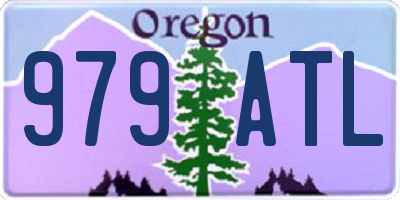 OR license plate 979ATL