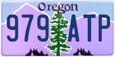 OR license plate 979ATP