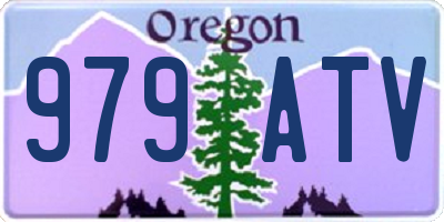 OR license plate 979ATV