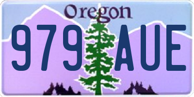 OR license plate 979AUE