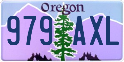 OR license plate 979AXL